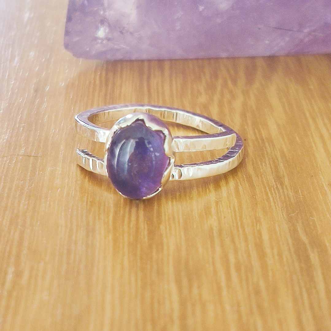 Anillo Amatista plata 925- 1