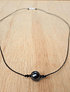 Collar Aterriza Minimal - Hematite y Onix