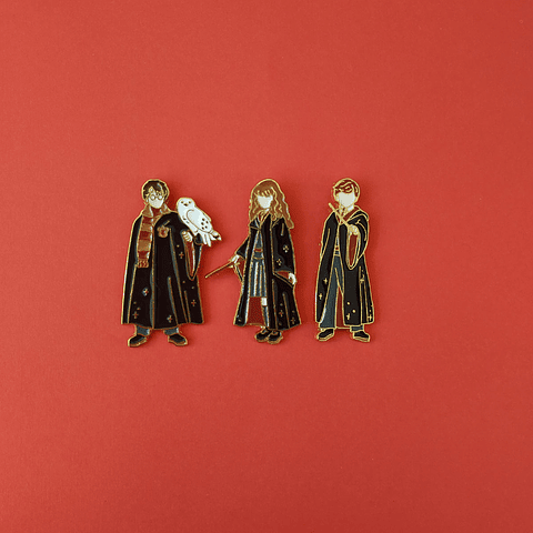 Pins Harry - Hermione - Ron  | Harry potter