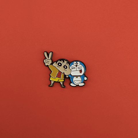 Pin Shin chan x Doraemon