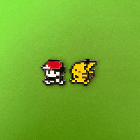 Pin duo Pïkachu x Ash | Pokemon