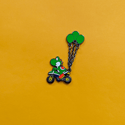 Pin Yoshi Bike Mario