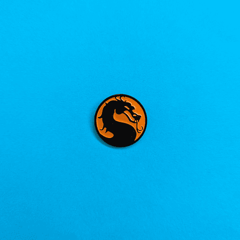Pin Logo| Mortal kombat