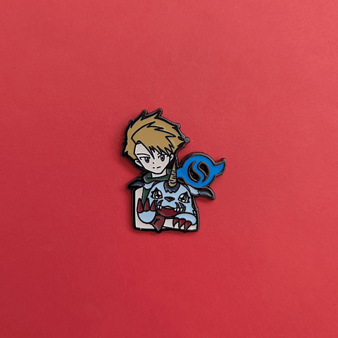 Pin Yamato x Gabumon | Digimon