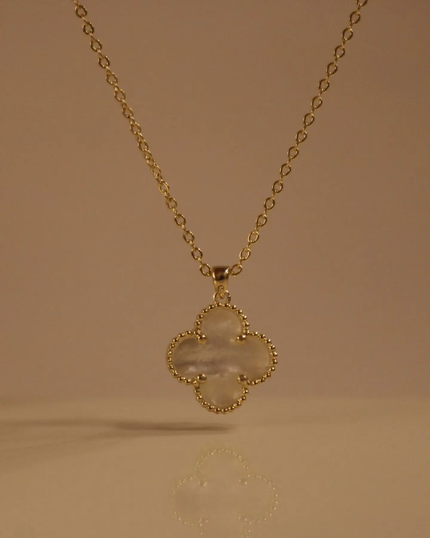 White Flower Necklace  1