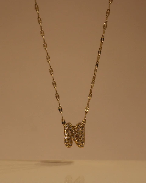 Initial Bubble Necklace 