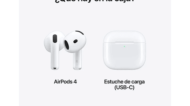 Audífonos Inalámbrico con cancelación de ruido Estilo AirPods 4 4