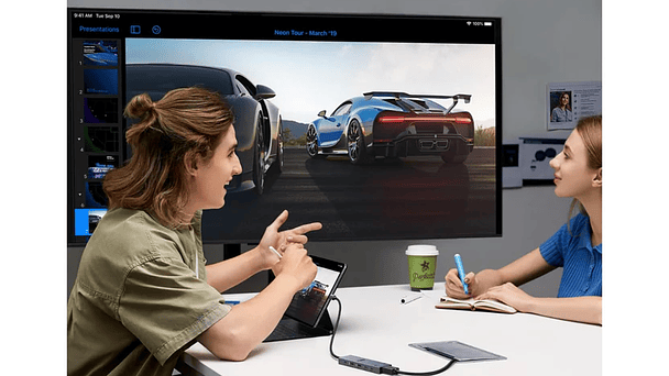 Adaptador multipuerto UGREEN USB C Hub 5 en 1 Revodok 105 4K HDMI, 100 W de potencia 5