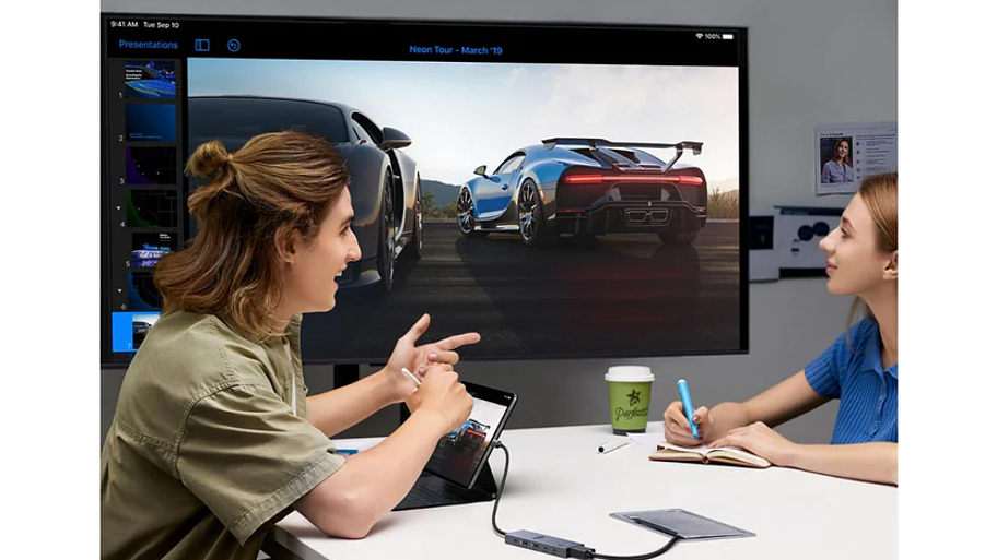 Adaptador multipuerto UGREEN USB C Hub 5 en 1 Revodok 105 4K HDMI, 100 W de potencia 5