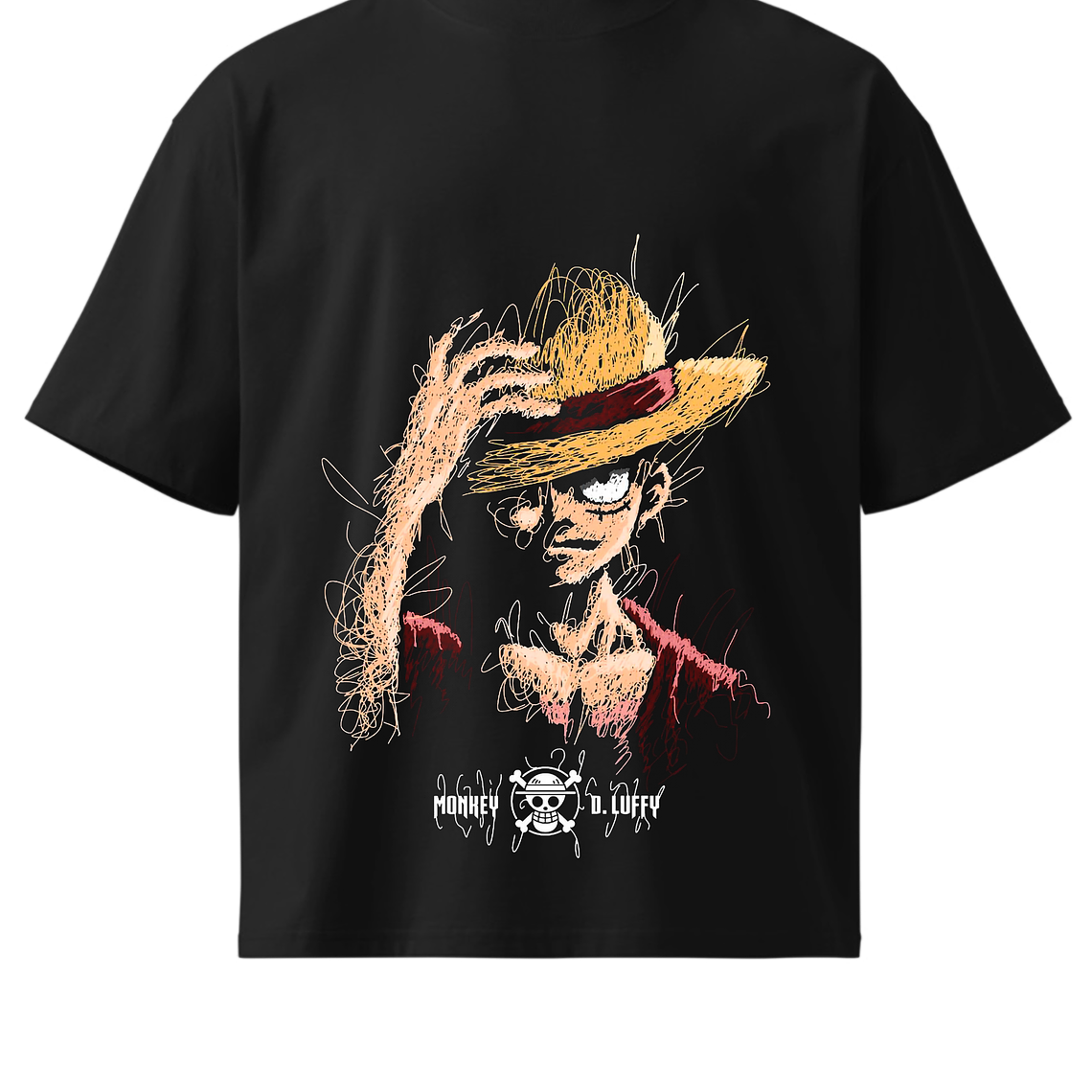 POLERA ZOMFITT ONE PICE LUFFY SOBRERO DE PAJA 4