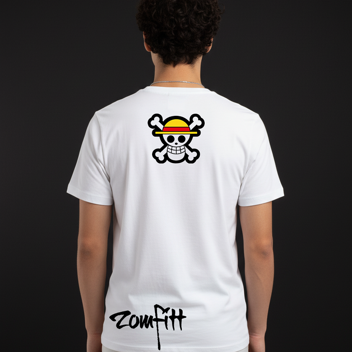 POLERA ZOMFITT ONE PICE LUFFY SOMBRERO DE PAJA 2 6