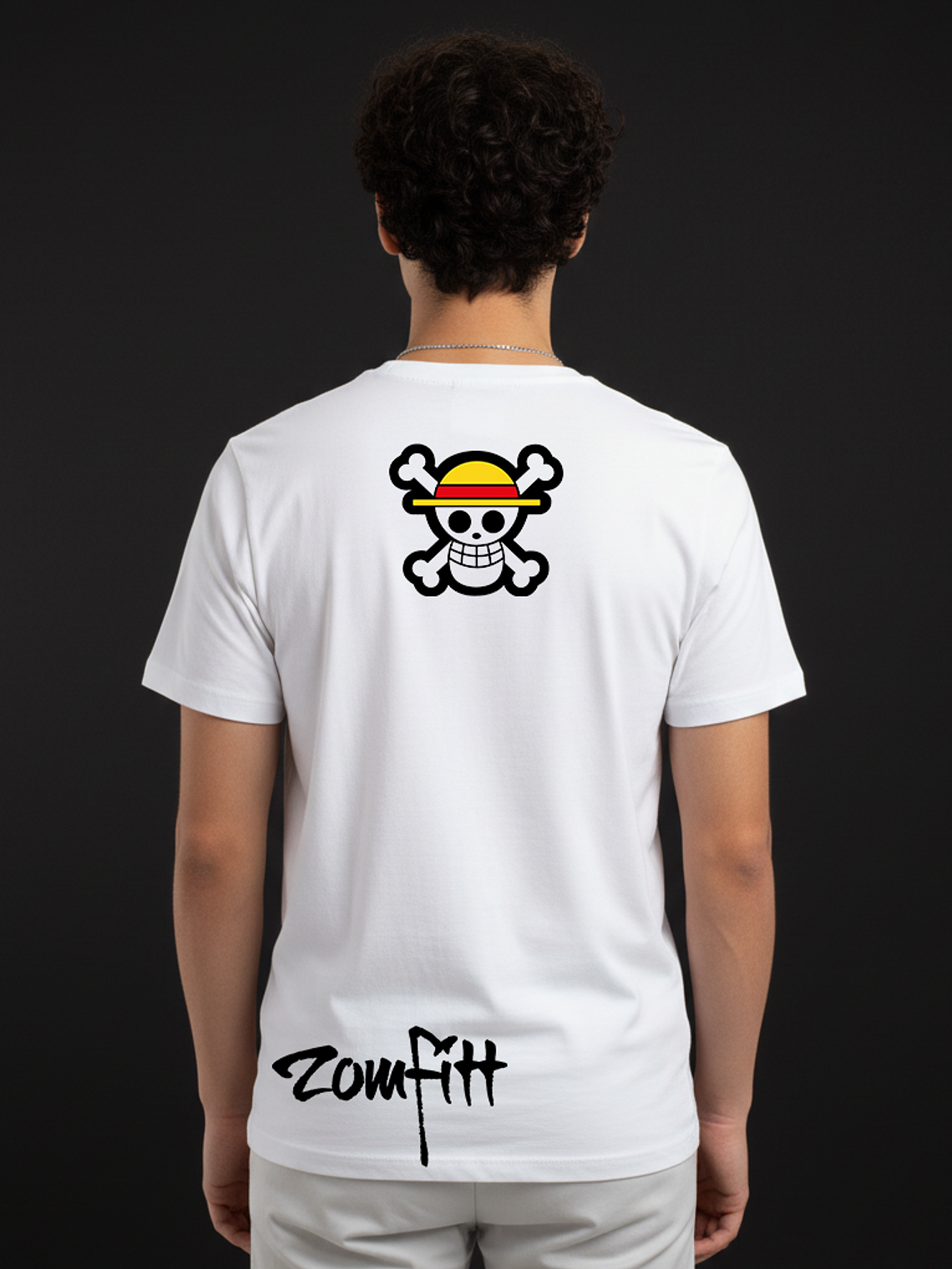 POLERA ZOMFITT ONE PICE LUFFY SOMBRERO DE PAJA 2 6