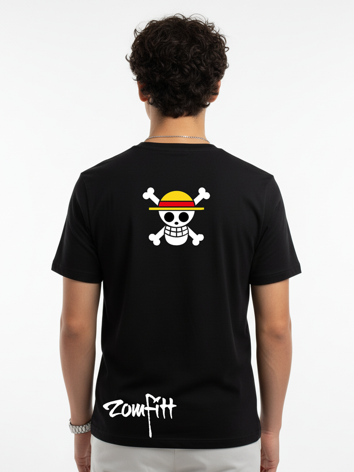 POLERA ZOMFITT ONE PICE LUFFY SOMBRERO DE PAJA 2 7