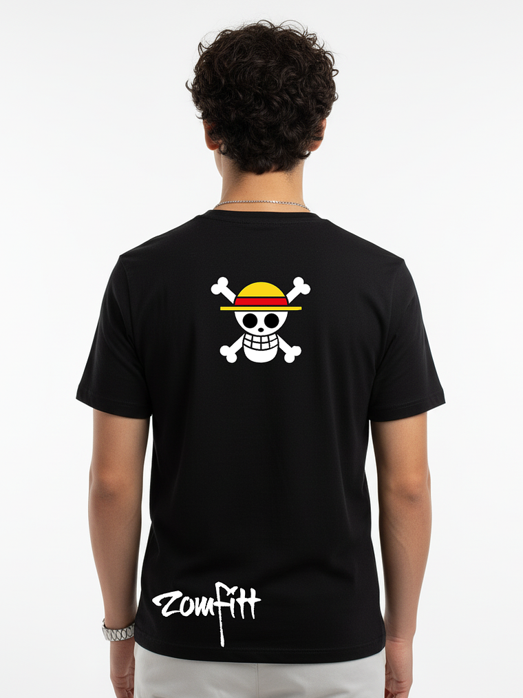 POLERA ZOMFITT ONE PICE LUFFY SOMBRERO DE PAJA 2 7