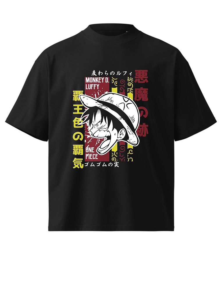 POLERA ZOMFITT ONE PICE LUFFY SOMBRERO DE PAJA 2 8