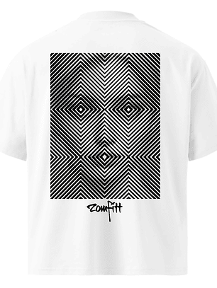 POLERA ZOMFITT ROSTRO  CON EFECTO VISUAL