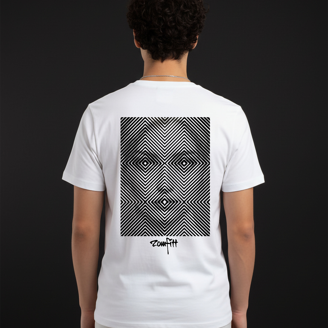 POLERA ZOMFITT ROSTRO  CON EFECTO VISUAL 5
