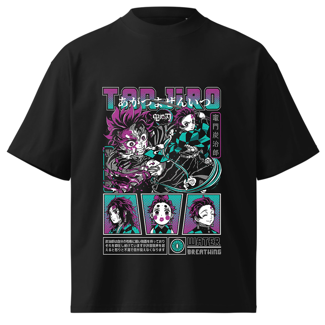 POLERA ZOMFITT DEMON SLAYER  TANJIRO 1