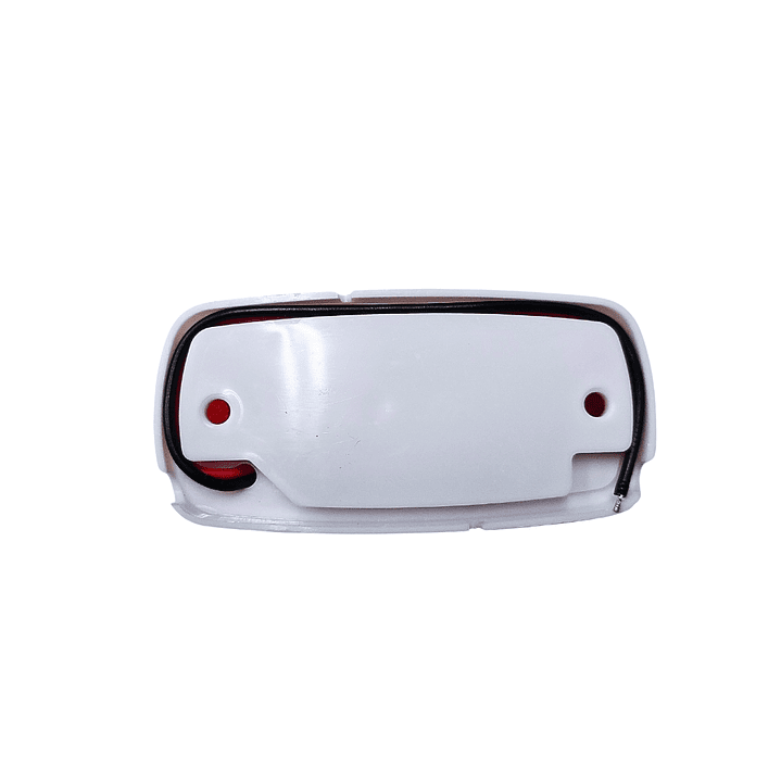 Foco Led rectangular Rojo bivoltaje 12 - 24 v 3