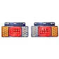 Focos LED traseros EL PAR Chevrolet NKR - NPR - NQR - Miniatura 1