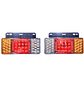 Focos LED traseros EL PAR Chevrolet NKR - NPR - NQR - Miniatura 1