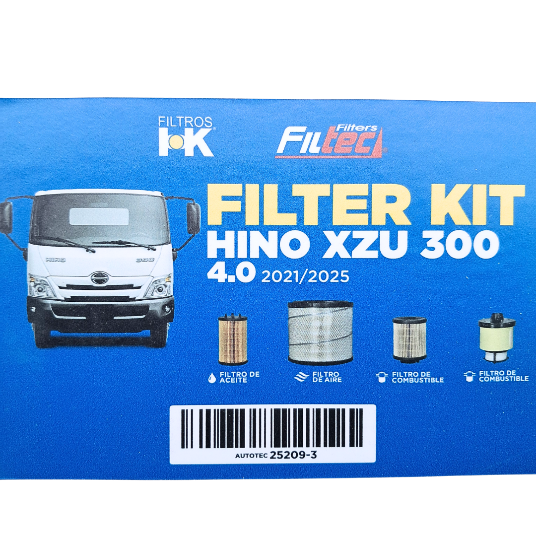 Kit de Filtros Hino Xzu 300 4.0 6