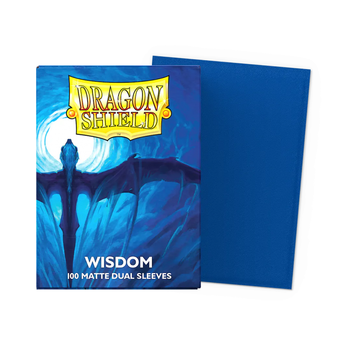 DRAGON SHIELD - SLEEVES STANDARD SIZE MATTE DUAL (100) - Color: Wisdom 1