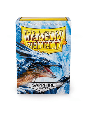 DRAGON SHIELD - SLEEVES STANDARD SIZE MATTE (100) - Color: Sapphire2