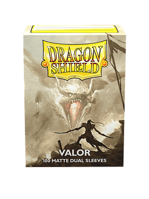 DRAGON SHIELD - SLEEVES STANDARD SIZE MATTE DUAL (100) - Color: Valor