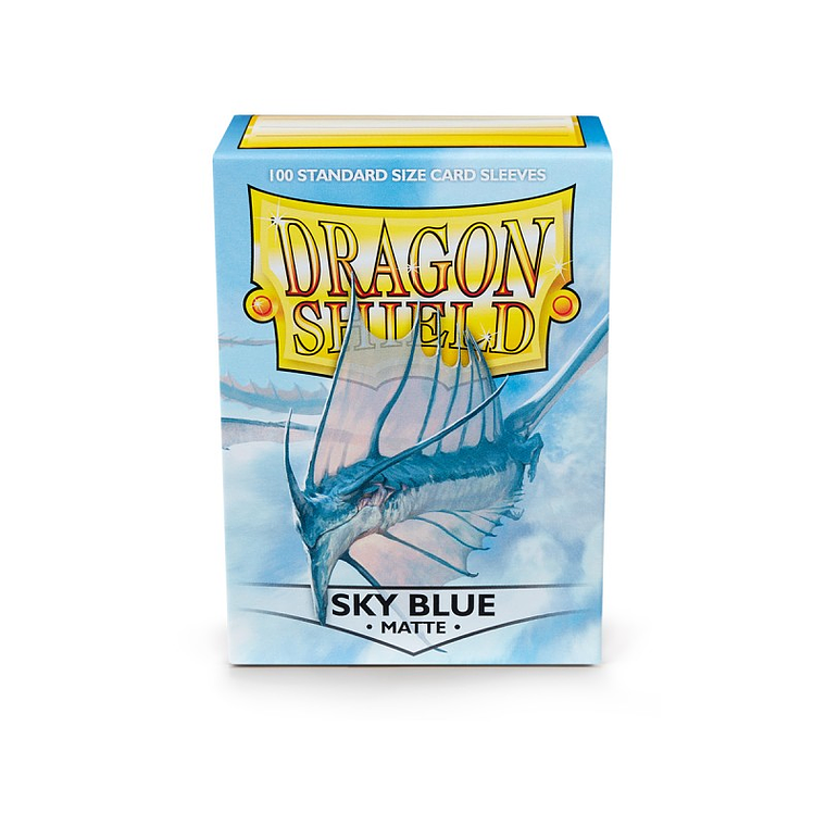 DRAGON SHIELD - SLEEVES STANDARD SIZE MATTE (100) - Color: Sky Blue 1