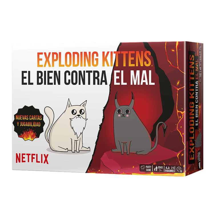 Exploding Kittens - El Bien Contra el Mal 1