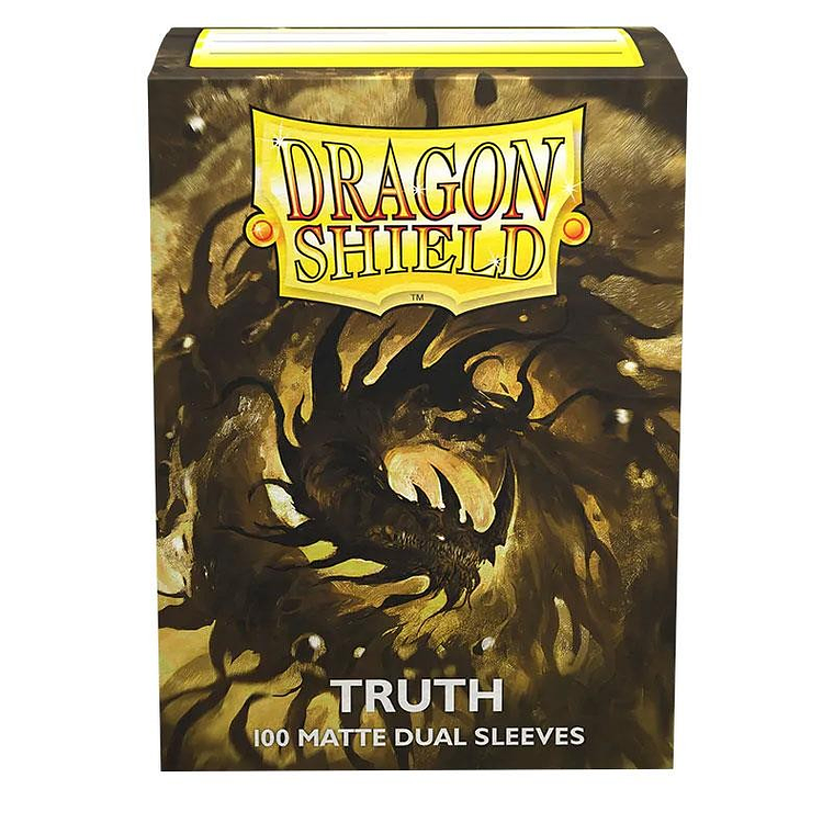DRAGON SHIELD - SLEEVES STANDARD SIZE MATTE DUAL (100) - Color: Truth 1