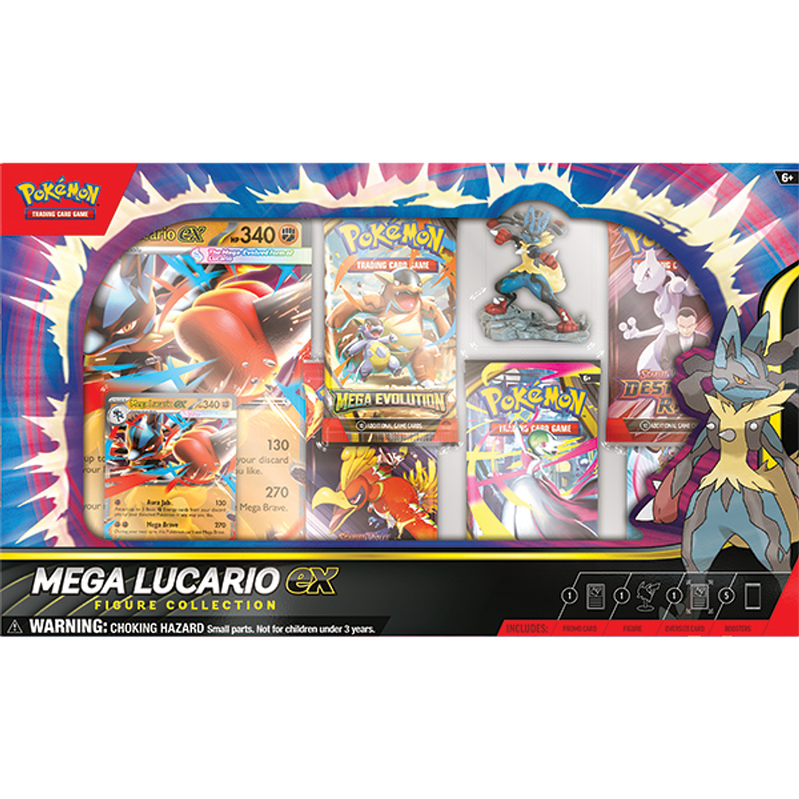 Mega Lucario ex Figure Collection - Inglés 1
