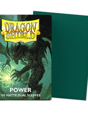 DRAGON SHIELD - SLEEVES STANDARD SIZE MATTE DUAL (100) - Color: Power