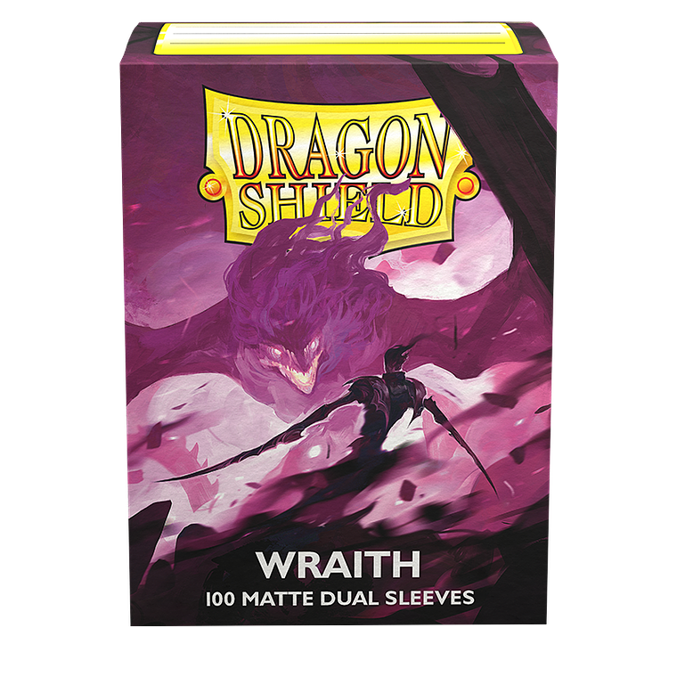 DRAGON SHIELD - SLEEVES STANDARD SIZE MATTE DUAL (100) - Color: Wraith 1