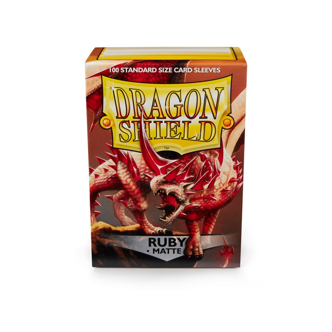 DRAGON SHIELD – SLEEVES STANDART SIZE MATTE (100) – Color: Ruby 1