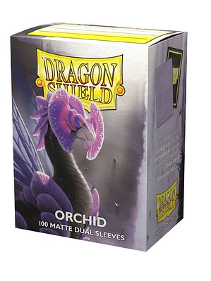 DRAGON SHIELD - SLEEVES STANDARD SIZE MATTE DUAL (100) - Color: Orchid