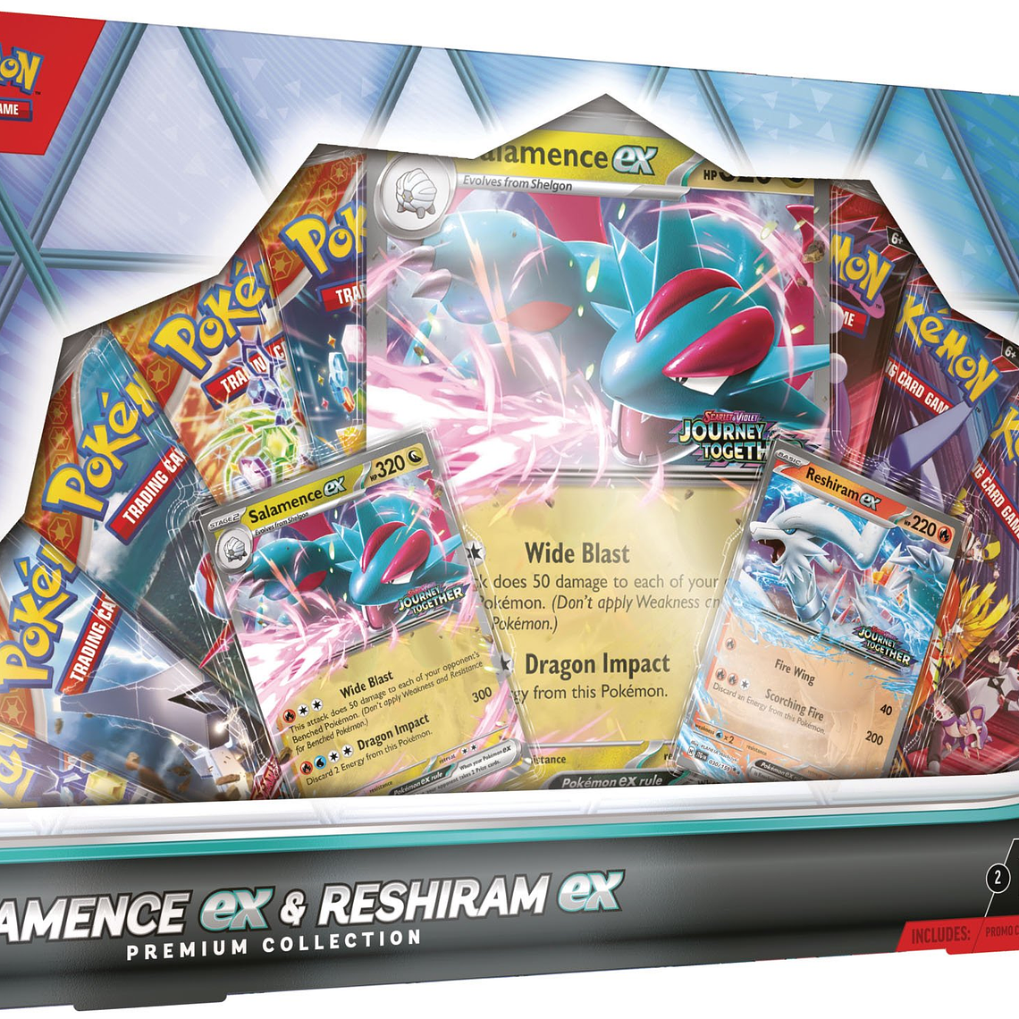Salamence ex & Reshiram ex Premium Collection - Inglés 1