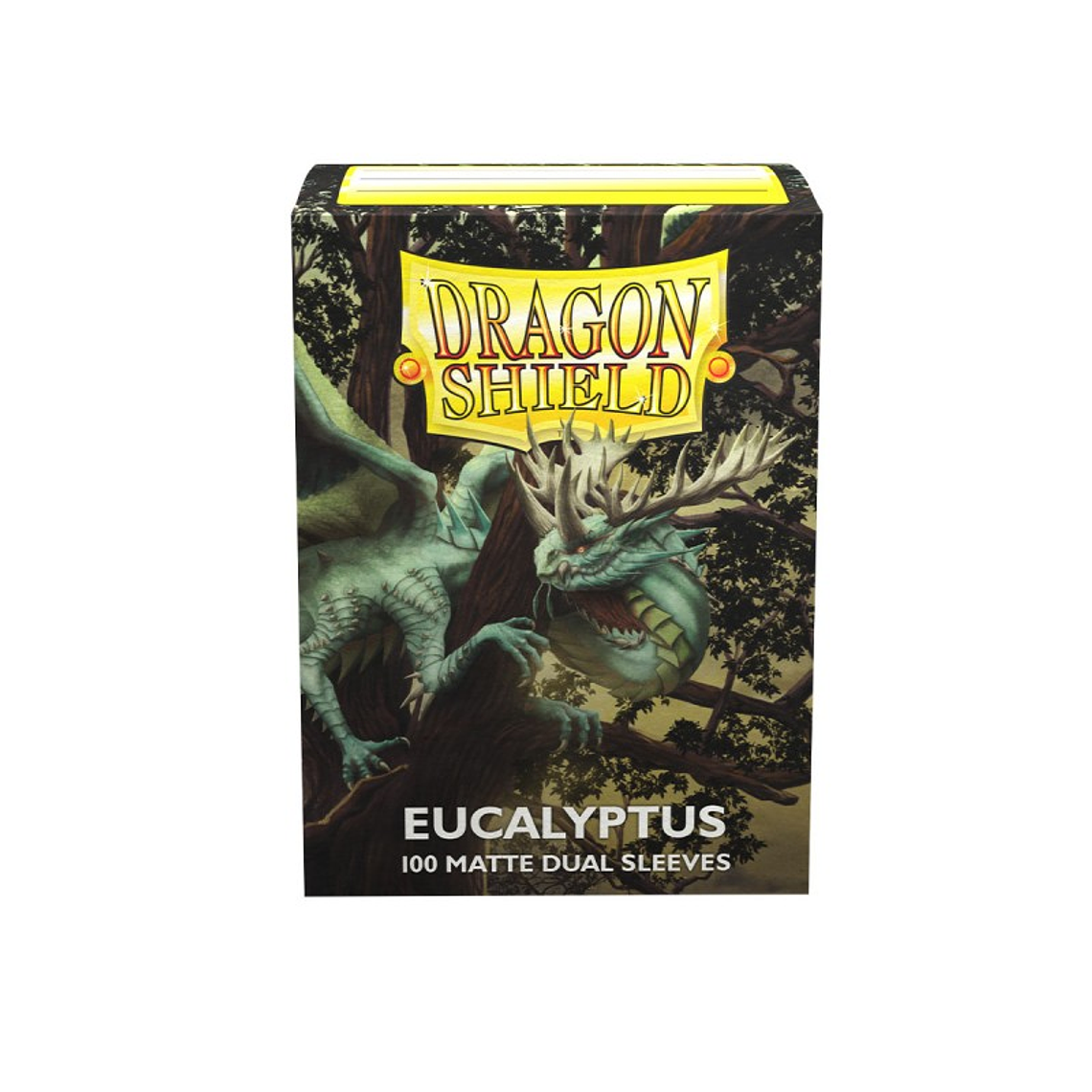 DRAGON SHIELD - SLEEVES STANDARD SIZE MATTE DUAL (100) - Color: Eucalyptus 1