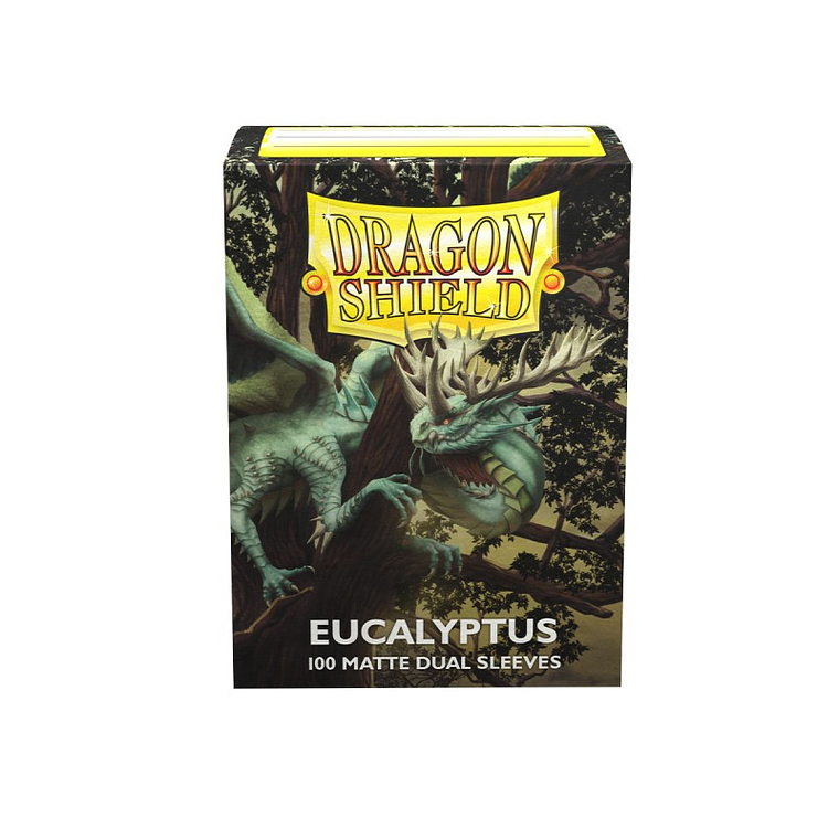 DRAGON SHIELD - SLEEVES STANDARD SIZE MATTE DUAL (100) - Color: Eucalyptus 1