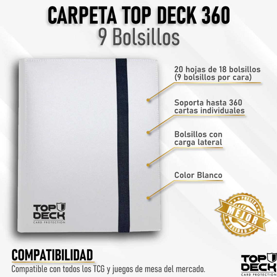 Carpeta Esencial | TOPDECK 360 color Blanco 1