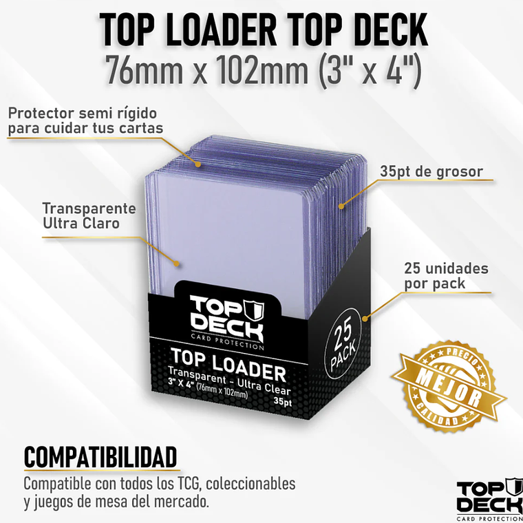 Top Loader | TOPDECK standard 76x102mm 1