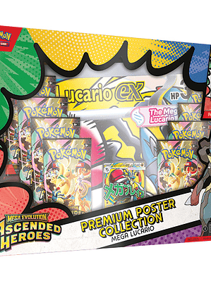 [Preventa] Ascended Heroes - Premium Poster Collection (Lucario) - Inglés