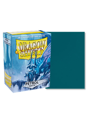 DRAGON SHIELD - SLEEVES STANDARD SIZE MATTE (100) - Color: Petrol