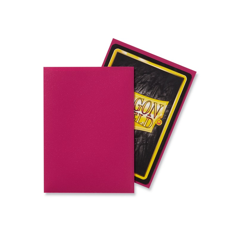 DRAGON SHIELD - SLEEVES STANDARD SIZE MATTE (100) - Color: Magenta 2