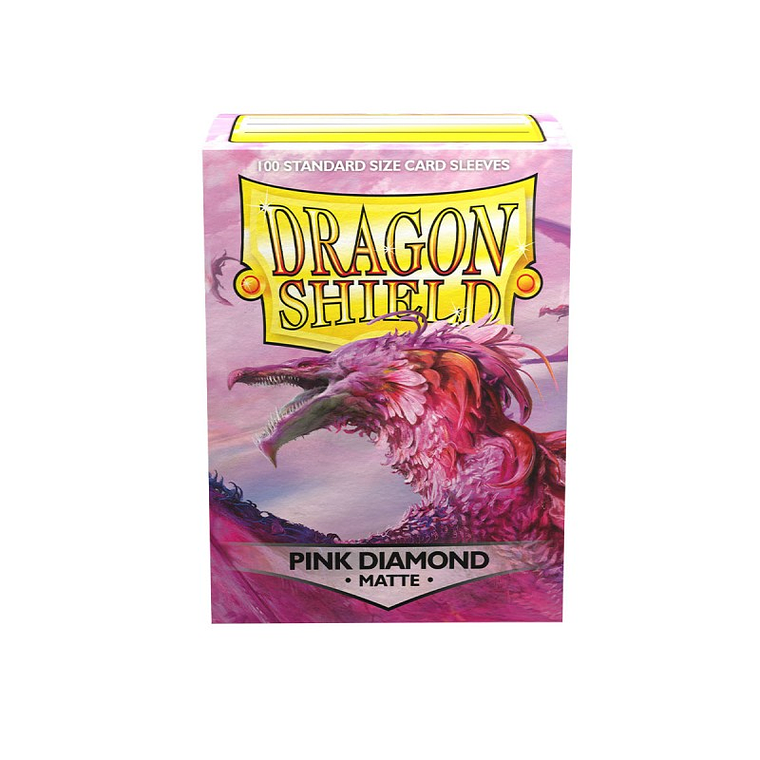 DRAGON SHIELD - SLEEVES STANDARD SIZE MATTE (100) - Color: Pink Diamond 1