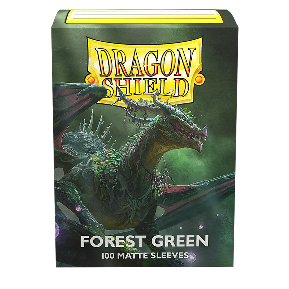 DRAGON SHIELD - SLEEVES STANDARD SIZE MATTE (100) - Color: Forest Green 1