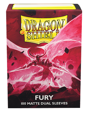 DRAGON SHIELD - SLEEVES STANDARD SIZE MATTE DUAL (100) - Color: Fury