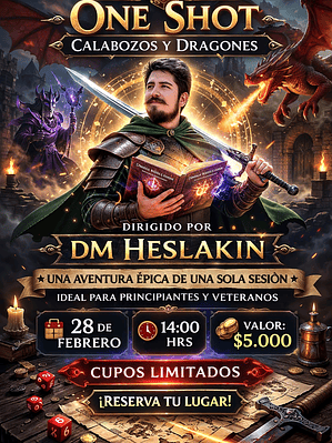 One Shot - Calabozos y Dragones - 28 de Febrero