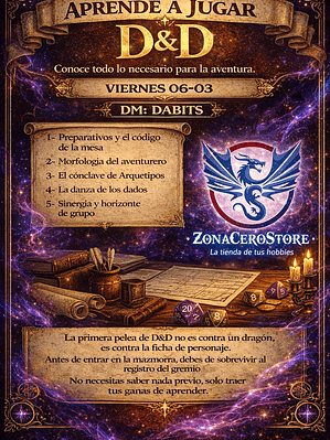Aprende a Jugar DnD - Viernes 06 de Marzo